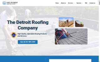 Detroit Roofing Company website