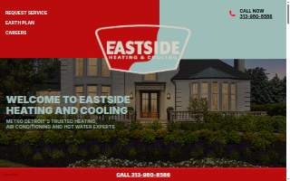 Eastside Heating & Cooling website