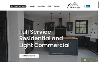 ExtraHand Construction website