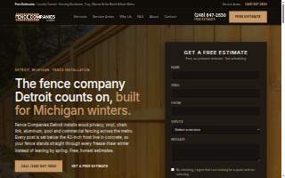 Fence Companies Detroit website