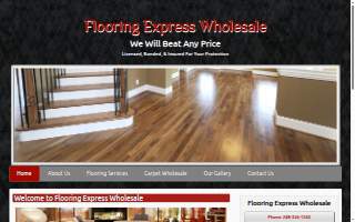 Flooring Express Wholesale website