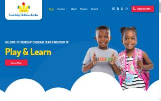Friendship Childcare Center website