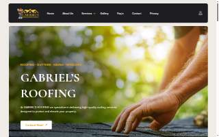 Gabriel’s Roofing Construction website