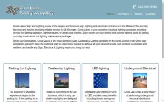 Great Lakes Electrical website