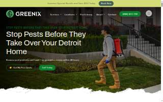 Greenix Pest Control of Detroit website