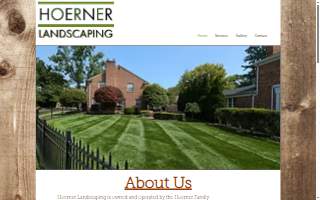 Hoerner Landscaping LLC website
