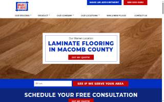 In and Out Floors Warren website