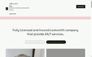 JnB Lock & Key website