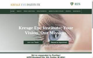 Kresge Eye Institute website