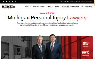 Lee Steinberg Injury Law Firm website