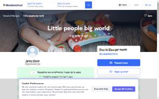 Little People Big World website