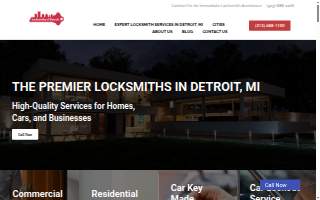 Locksmiths Of Detroit website