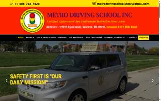 Metro Driving School INC. of Ferndale website