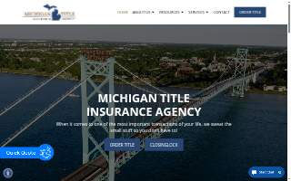 Michigan Title Insurance Agency, Inc. website