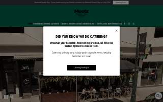 Mootz Pizzeria + Bar website