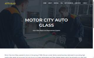 Motor City Auto Glass website
