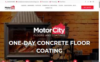 MotorCity Floors and Coatings website