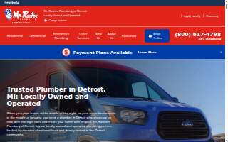 Mr. Rooter Plumbing of Detroit website