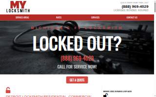 MY Locksmith website