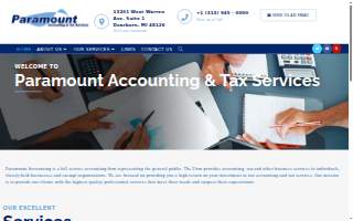 Paramount Accounting Services of Dearborn website