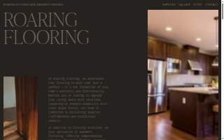 Roaring Flooring & Basement Finishing website