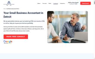 Small Business Accountant Detroit website