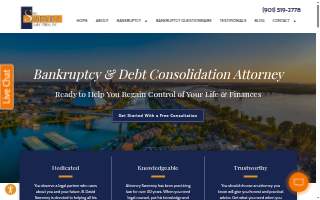 Sweeney Law Bankruptcy Attorneys website