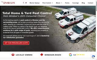 The Spider Guys website