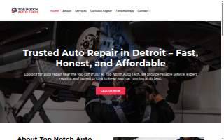 Top Notch Auto Tech website