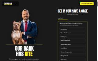 TopDog Law Personal Injury Lawyers of Detroit website