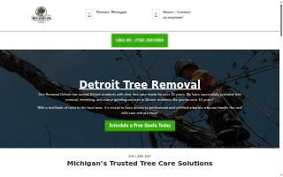 Tree Removal Detroit website