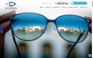 Warren Optometric Clinic website