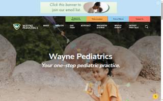 Wayne Pediatrics website