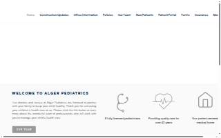 Alger Pediatrics of East Grand Rapids website