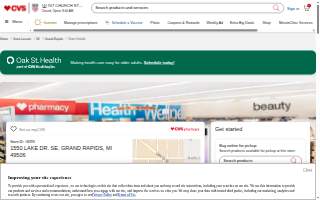 CVS Pharmacy of East Grand Rapids website