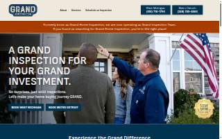 Grand Home Inspection website
