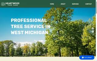 Heartwood Tree Care website