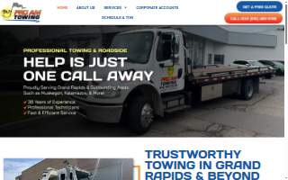 My Pro Am Towing website