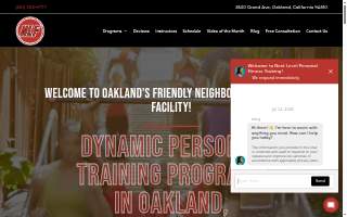 Next Level Personal Training of East Grand Rapids website