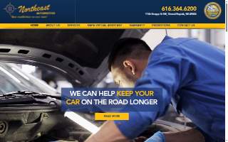 Northeast Automotive website