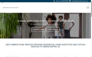 Safe Harbor Home Services website