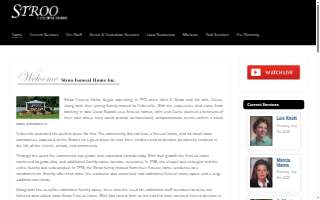 Stroo Funeral Home of East Grand Rapids website