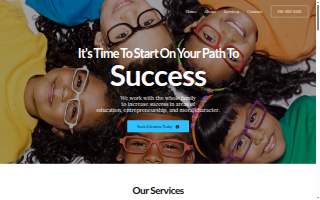 Success Definers Tutoring Services website