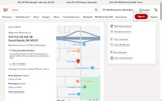Walgreens Pharmacy of East Grand Rapids website