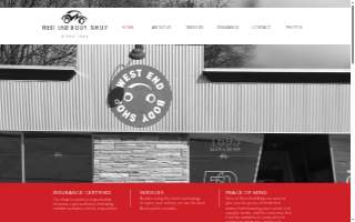 West End Body Shop of East Grand Rapids website