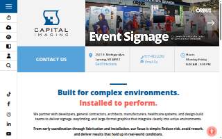 Capital Imaging website