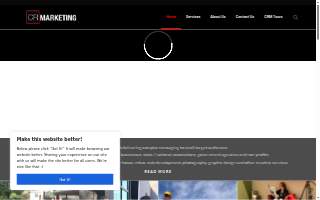 CR Marketing website