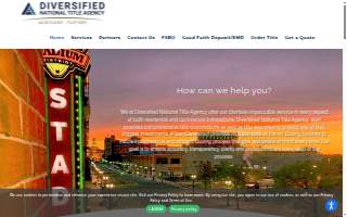 Diversified National Title website
