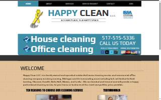 Happy Clean website