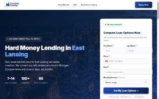Hard Money Lenders East Lansing MI website
